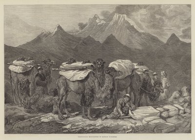 Transporting Merchandise in Eastern Turkestan by Guillaume Regamey
